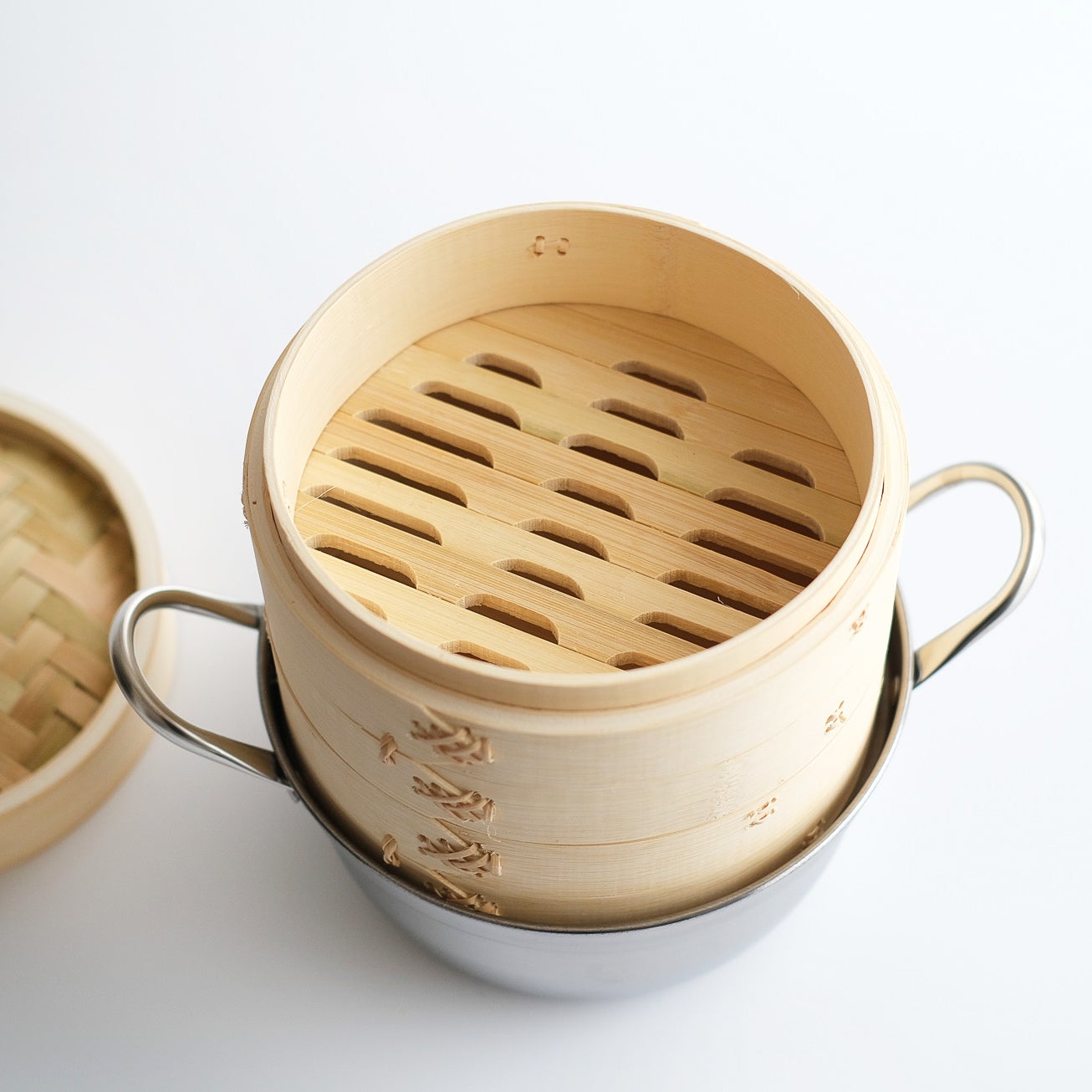 N−477 新品北陸アルミニウムデラックス長生セイロ一重セット28cm